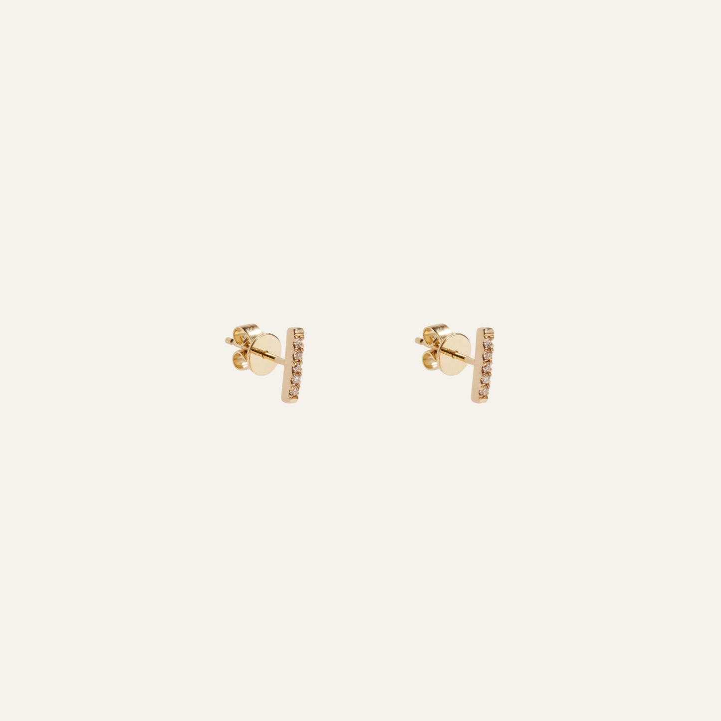 Diamond Bar Studs