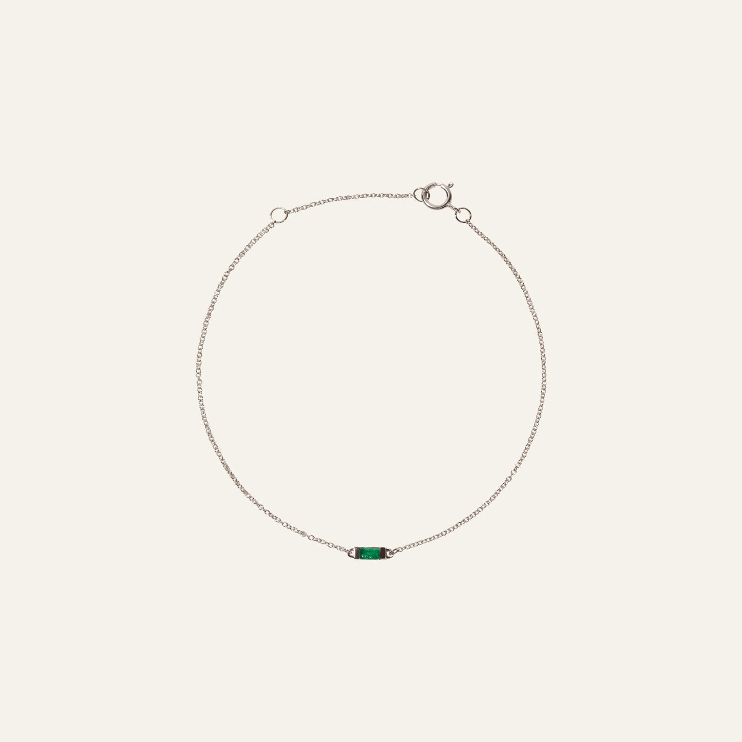 Emerald Baguette Bracelet