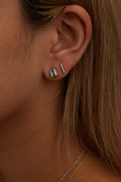 Diamond Bar Studs