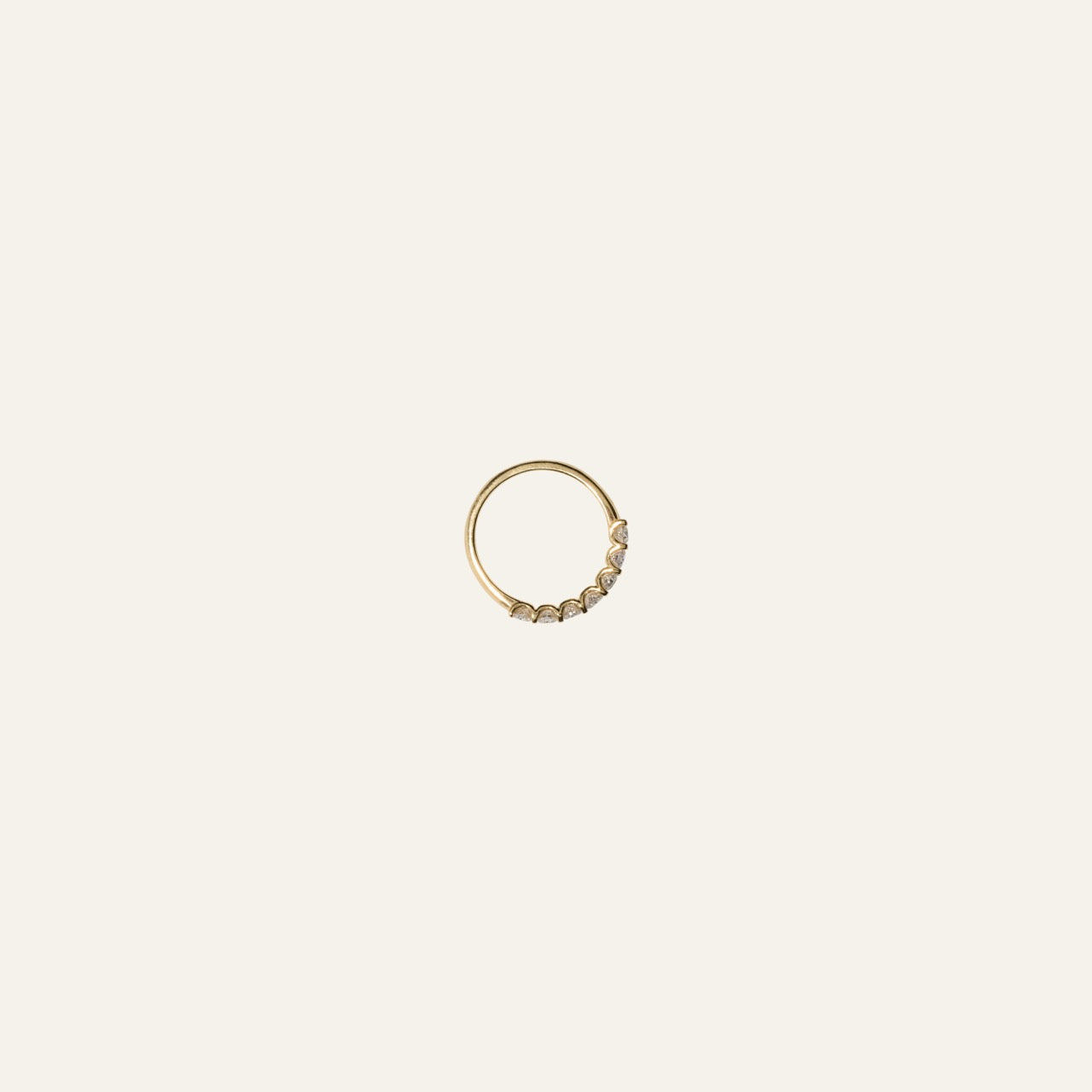 Oval Diamond Band