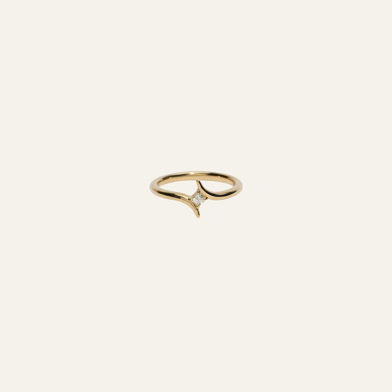 Asscher La Flamé Ring
