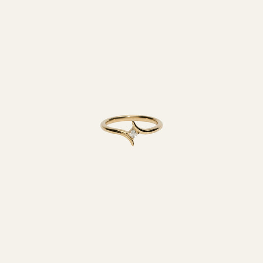 Asscher La Flamé Ring