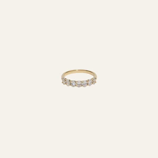 Oval Diamond Band