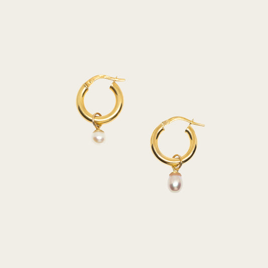 Perla Hoop Earrings