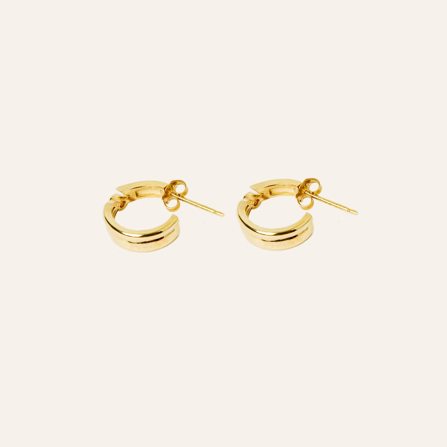 Lotus Hoop Earring