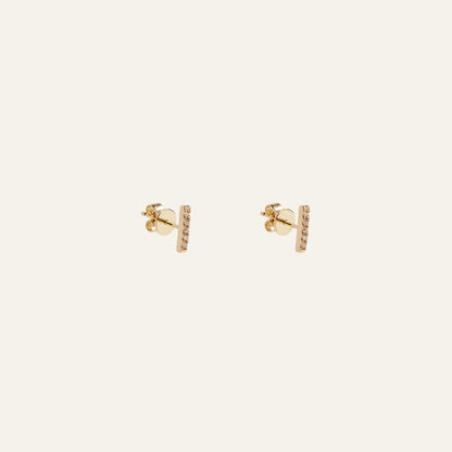 Diamond Bar Studs