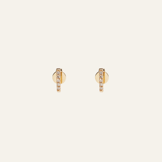 Diamond Bar Studs