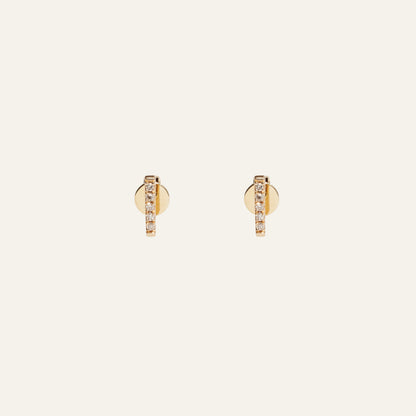 Diamond Bar Studs