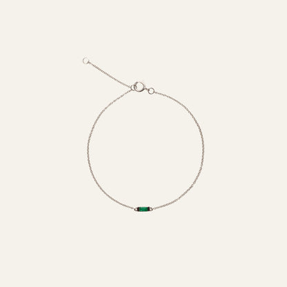 Emerald Baguette Bracelet