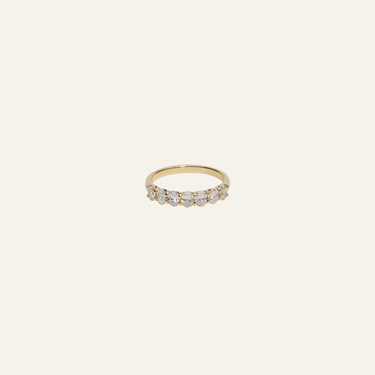 Oval Diamond Band