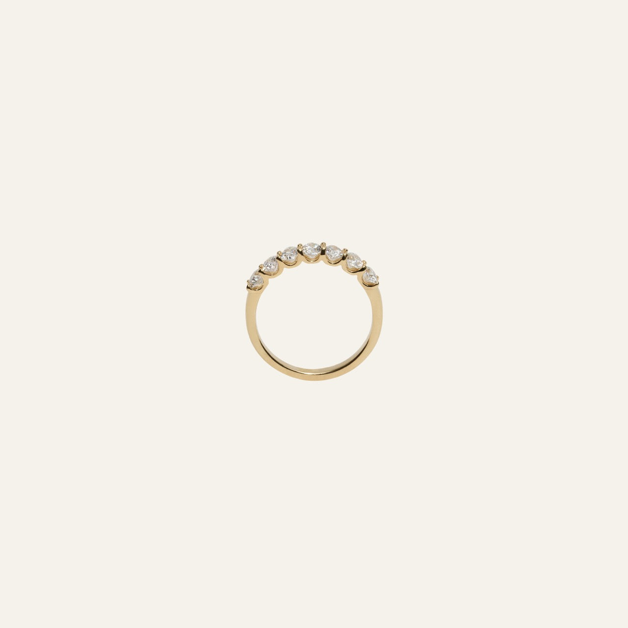 Oval Diamond Band