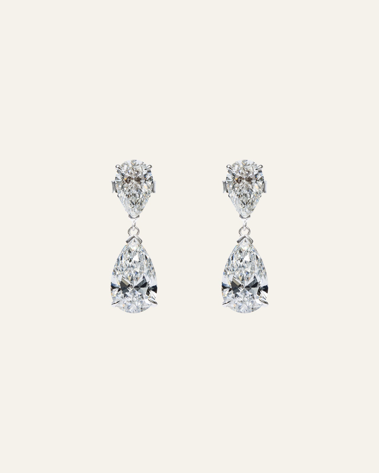 Pear Duet Drop Earrings