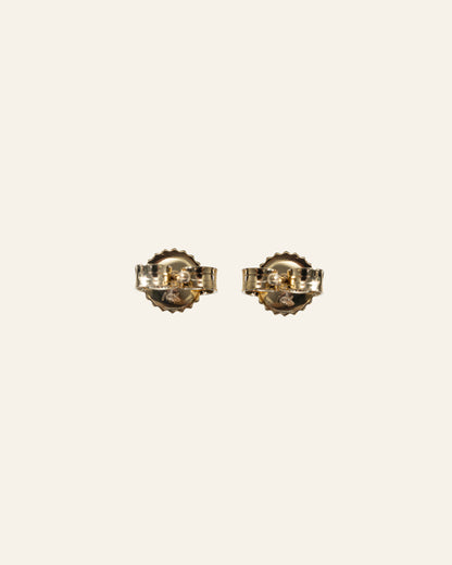 Round Diamond Stud Earrings