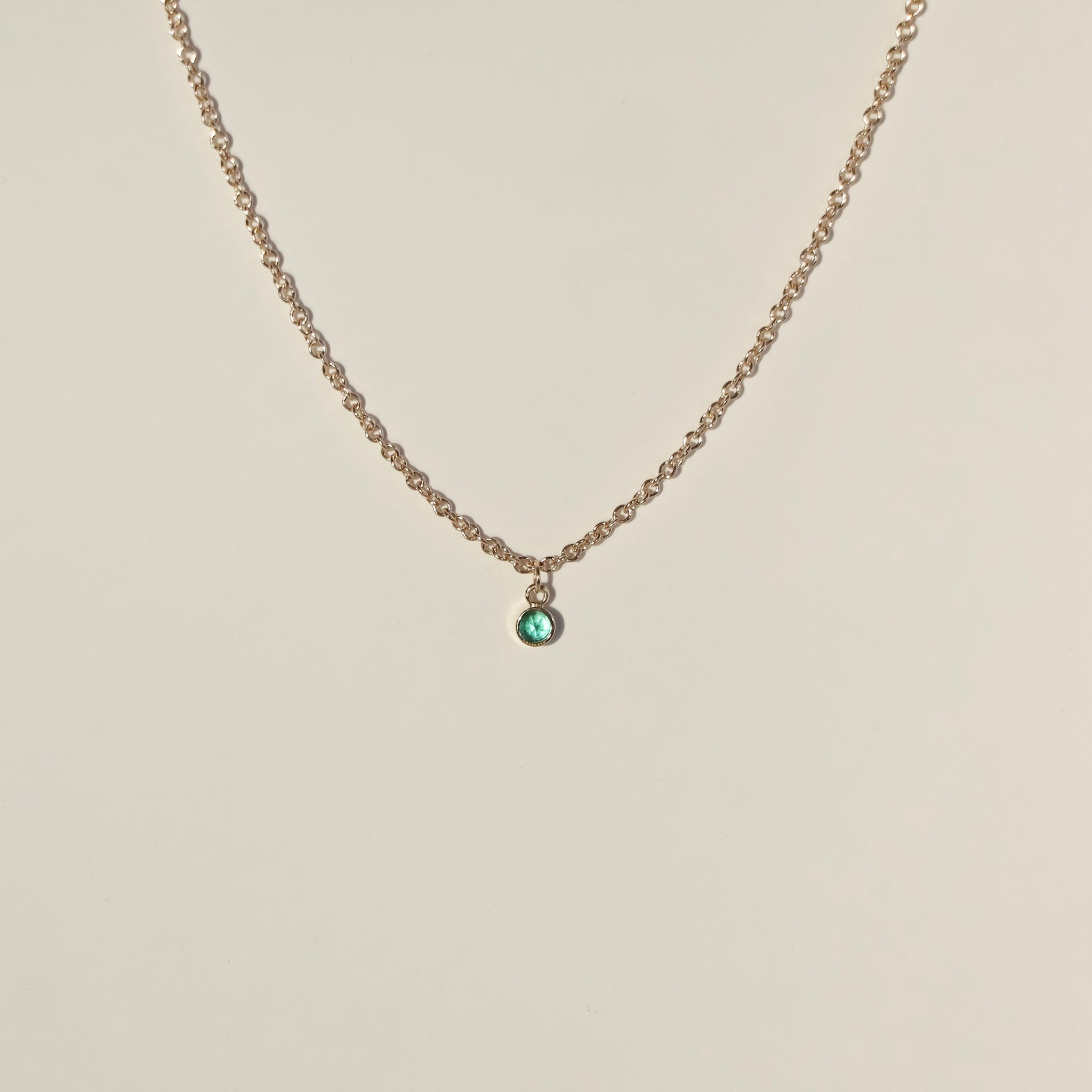 5.24tcw Emerald Oval Solitaire Pendant Necklace 14K