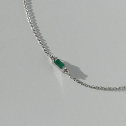 Emerald Baguette Bracelet