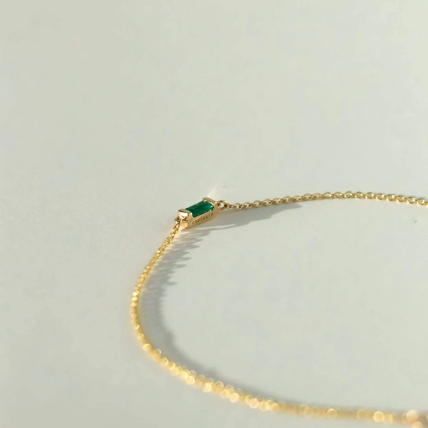 Emerald Baguette Bracelet