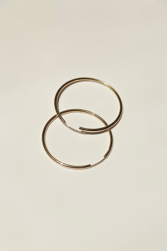 Aria Gold Hoops